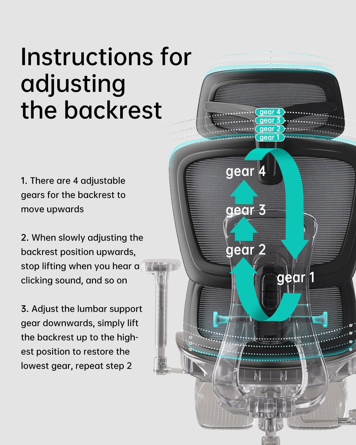 HBADA E2 Ergonomic Office Chair - Image 18