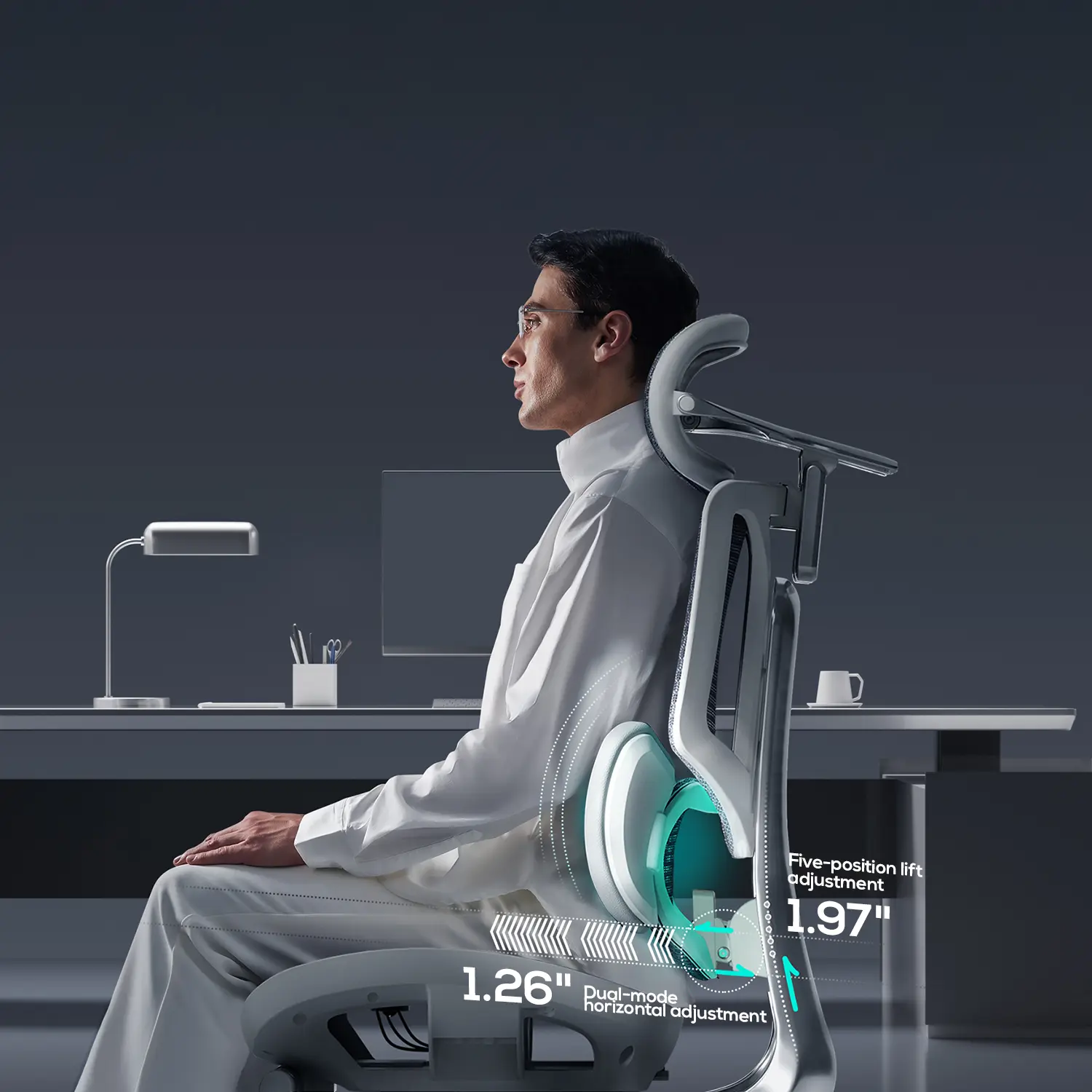 HBADA E3 Ultra Ergonomic Office Chair Futuristic - Image 12