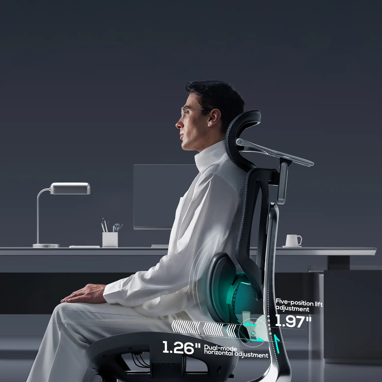 HBADA E3 Ultra Ergonomic Office Chair Futuristic - Image 19