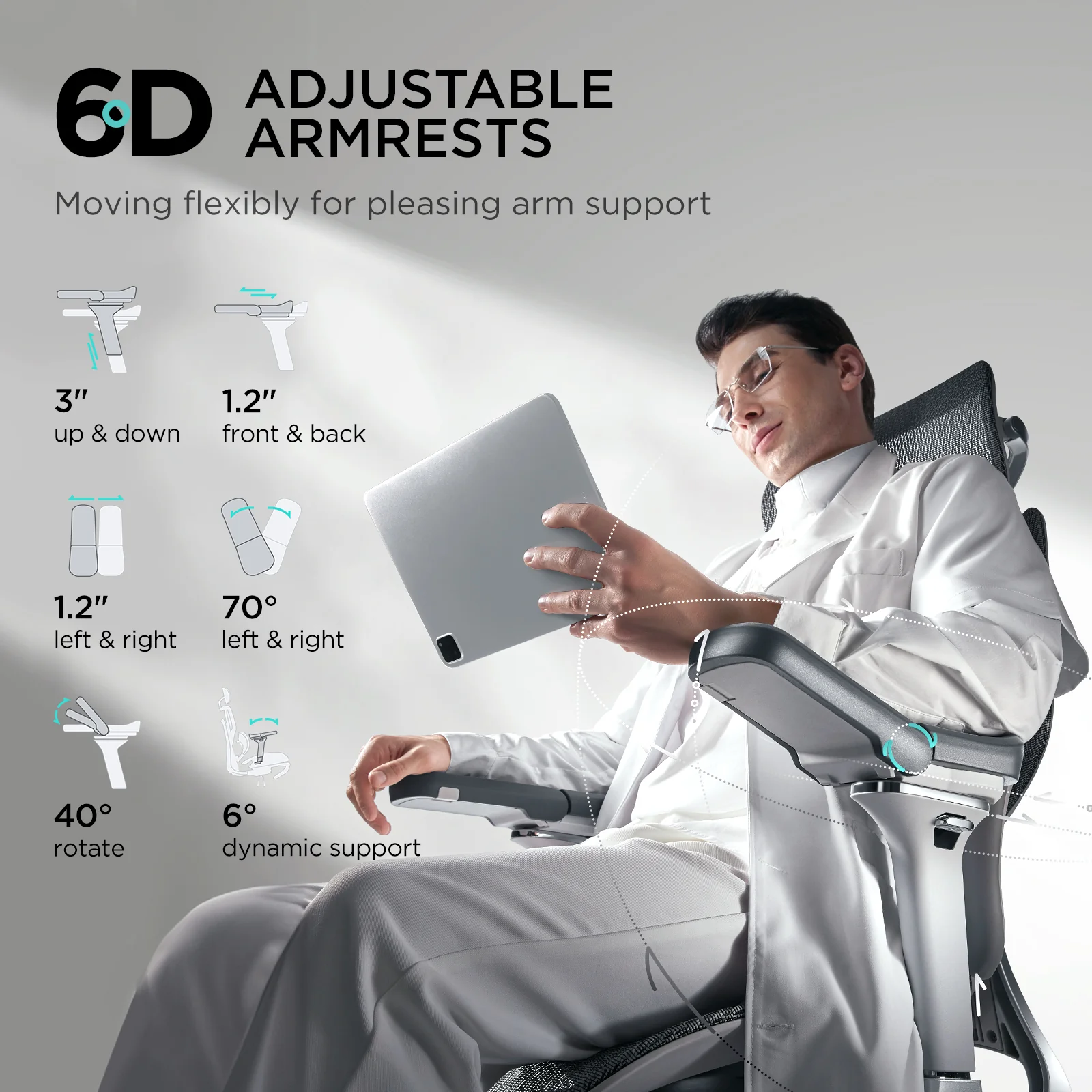 HBADA E3 Pro Ergonomic Office Chair - Image 25