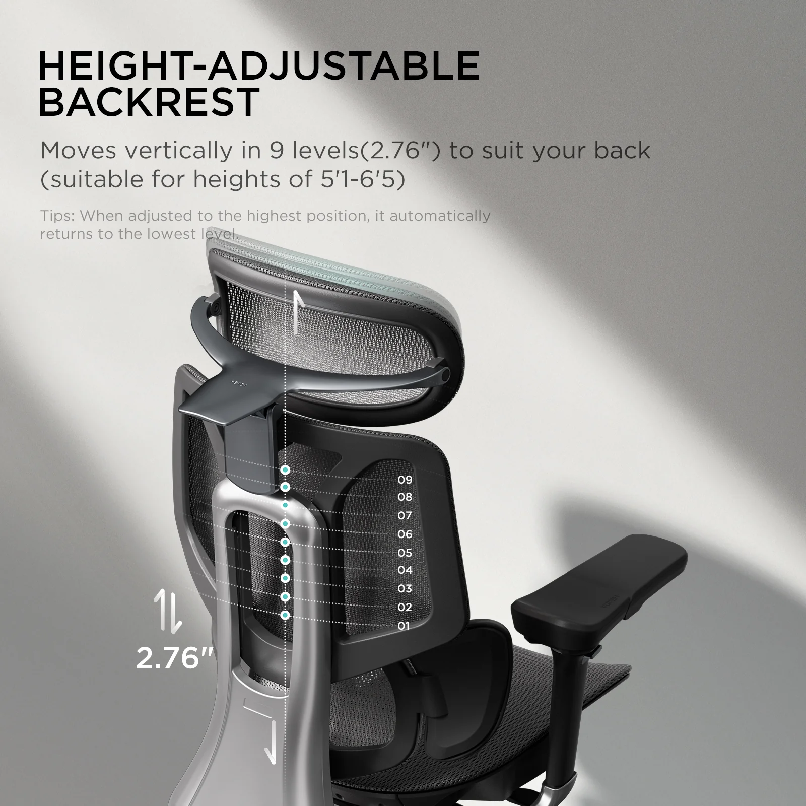 HBADA E3 Pro Ergonomic Office Chair - Image 38
