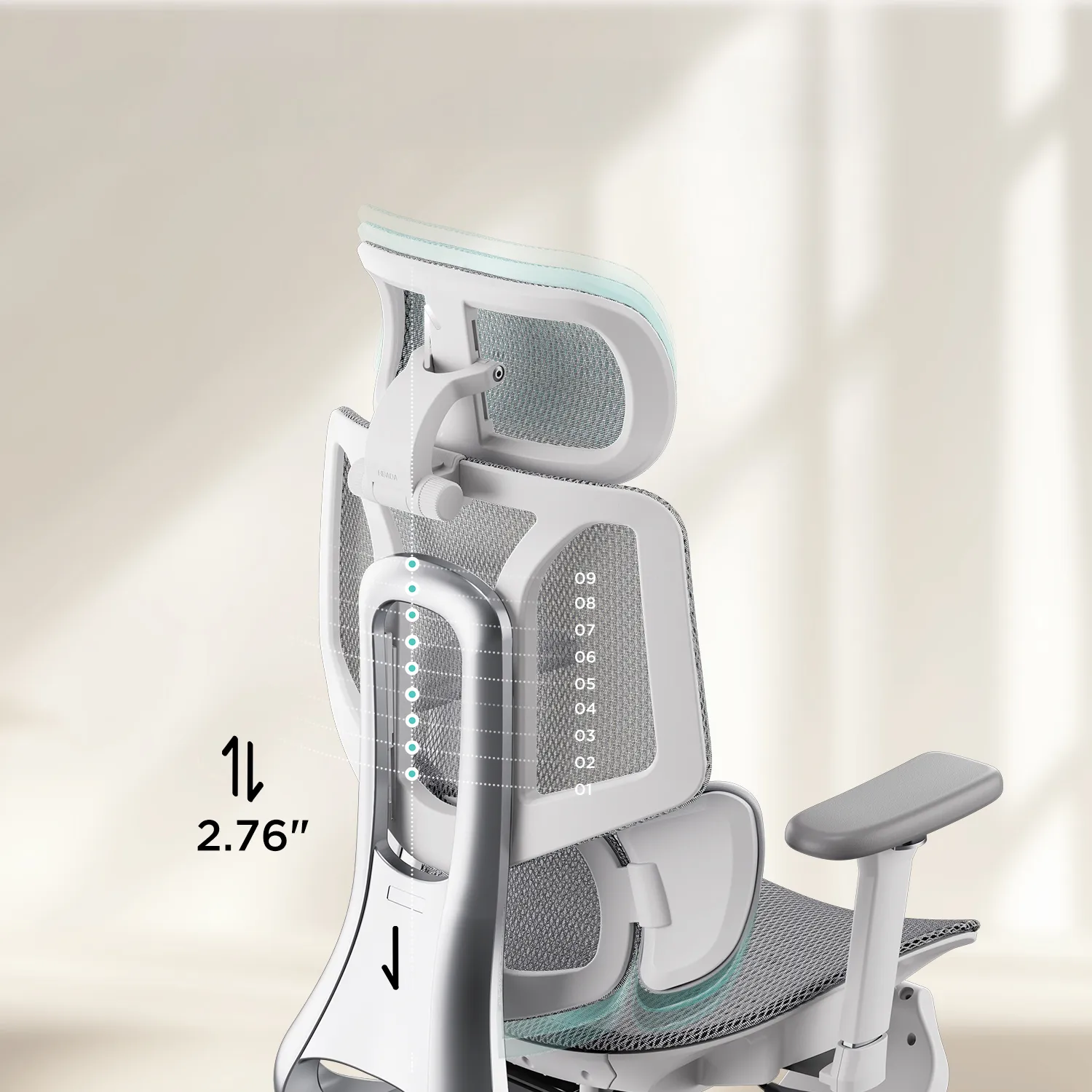 HBADA E3 Air Ergonomic Office Chair - Image 16