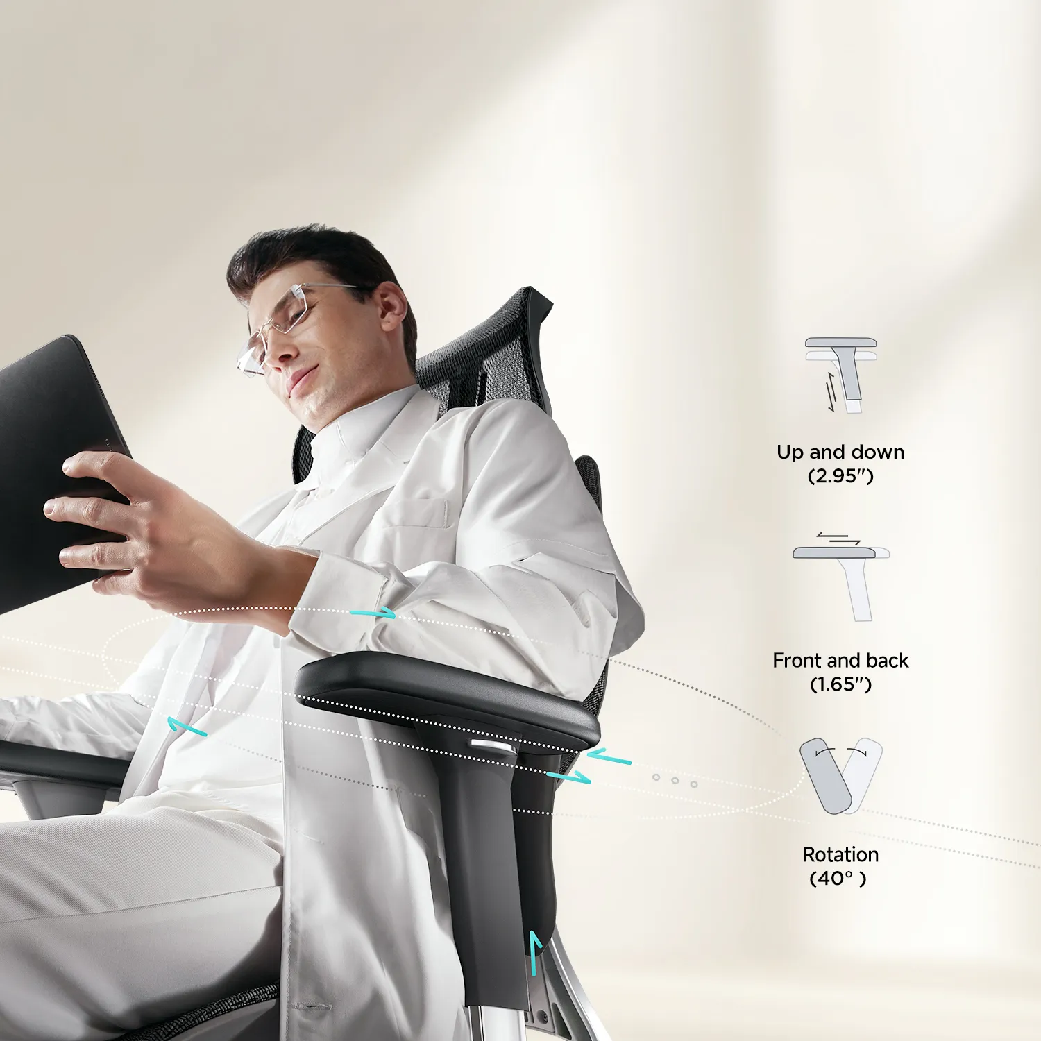 HBADA E3 Air Ergonomic Office Chair - Image 21