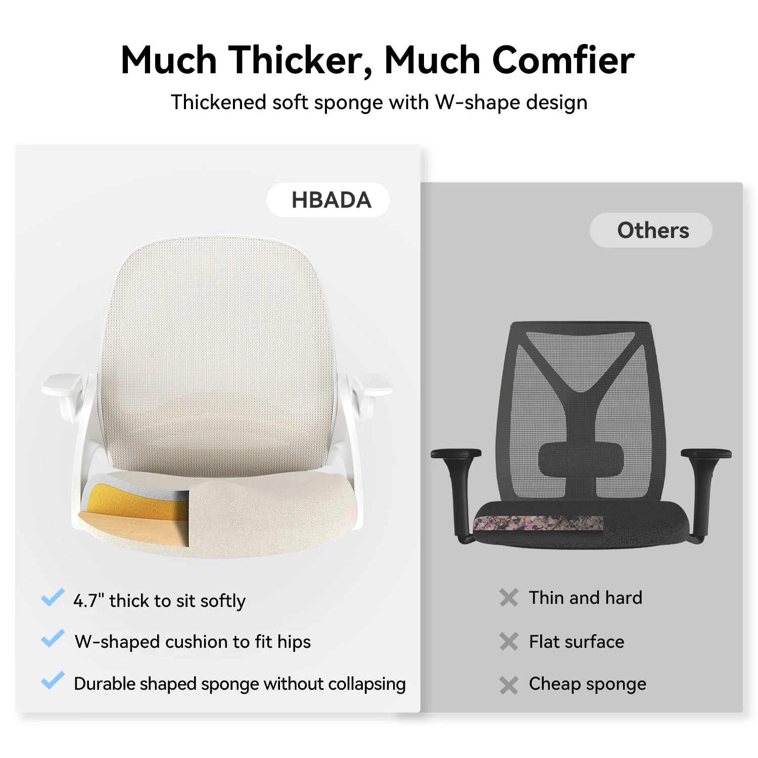 HBADA J1 Adjustable Office Chair - Image 11