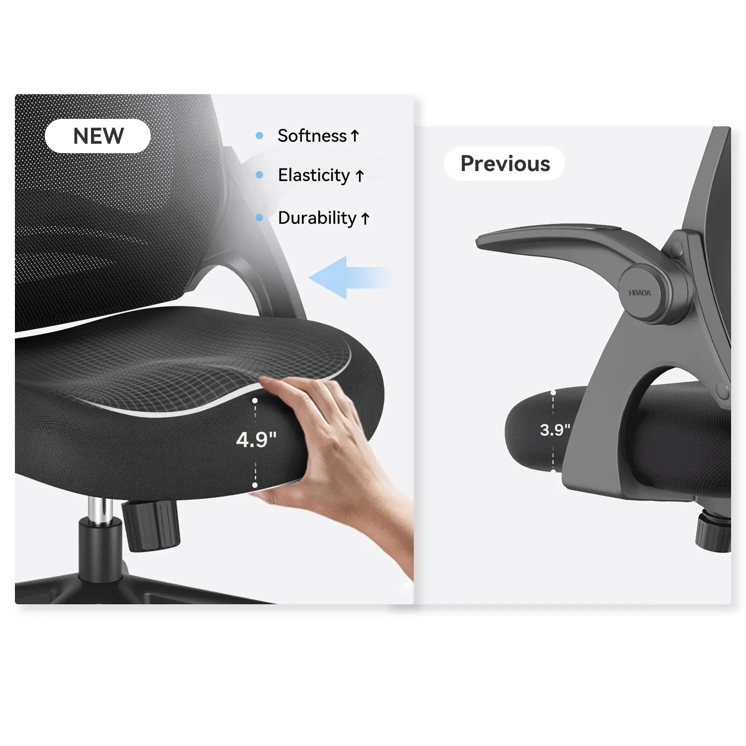 HBADA J1 Adjustable Office Chair - Image 20