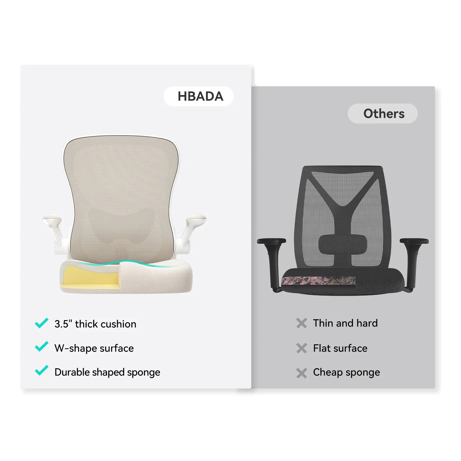 HBADA J3 Ergonomic Office Chair - Image 14