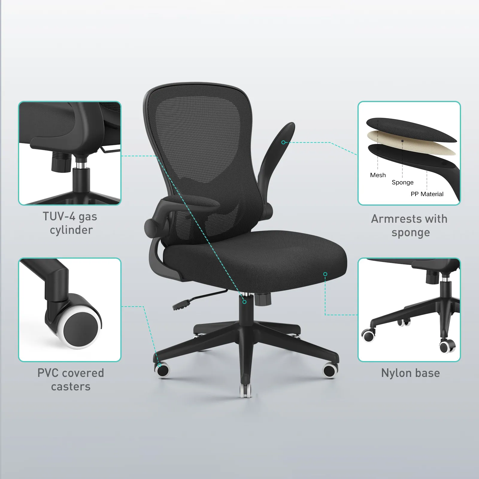HBADA J3 Ergonomic Office Chair - Image 20