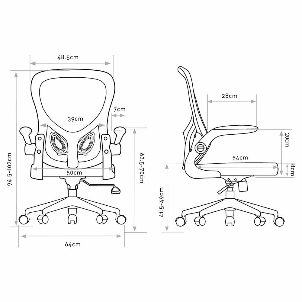 HBADA J3 Ergonomic Office Chair - Image 25